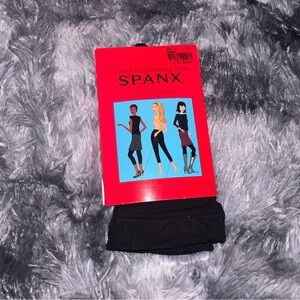 SPANX Black Footless Tights